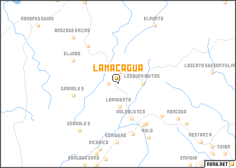 map of La Macagua