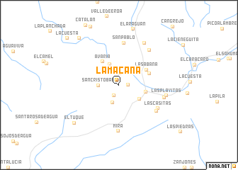 map of La Macana