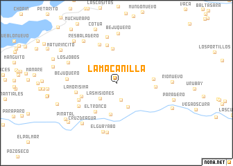 map of La Macanilla