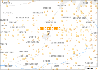 map of La Macarena