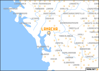 map of La Macha