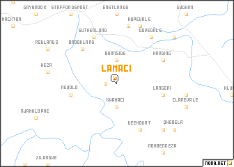 map of Lamaci