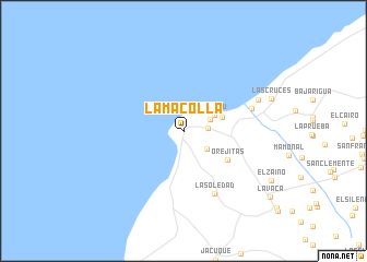 map of La Macolla