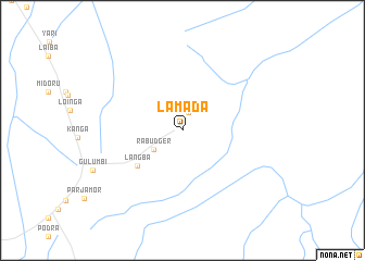 map of Lamada