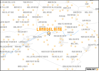 map of Lamadelaine