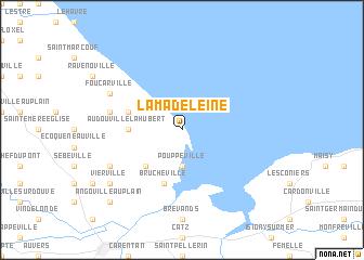 map of La Madeleine