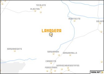 map of La Madera