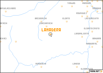 map of La Madera