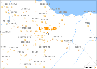 map of La Madera