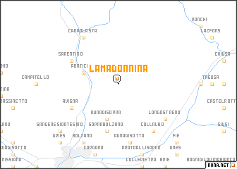 map of La Madonnina