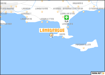 map of La Madrague