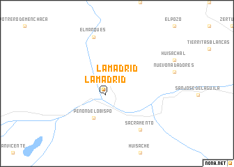 map of Lamadrid