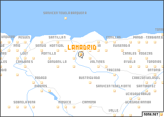 map of Lamadrid