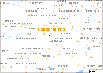 map of La Magdalena