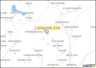 map of La Magdalena