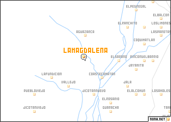 map of La Magdalena