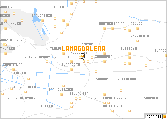 map of La Magdalena