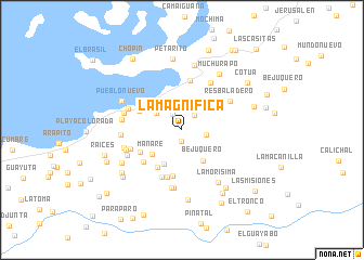 map of La Magnifica