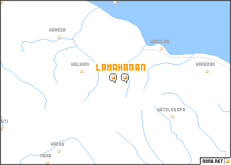 map of Lamahan