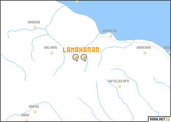 map of Lamahan
