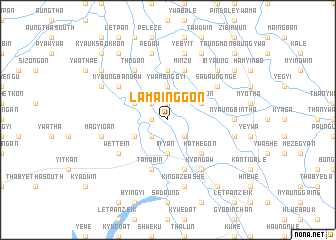 map of Lamainggon