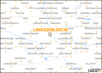 map of La Maison Blanche