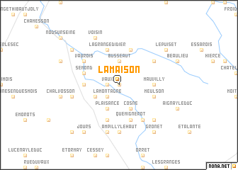 map of La Maison