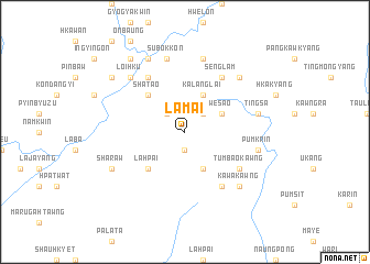 map of Lamai