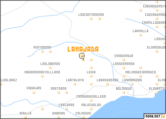 map of La Majada