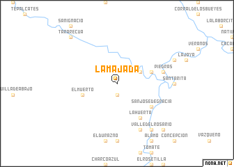 map of La Majada