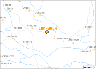 map of La Majada