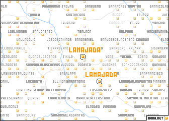 map of La Majada