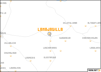 map of La Majadilla