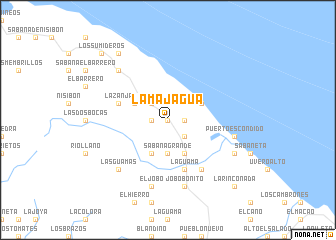 map of La Majagua