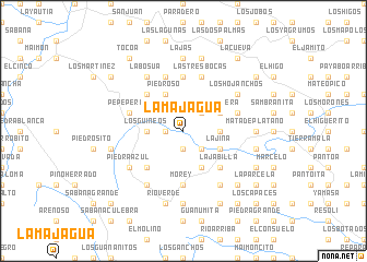 map of La Majagua