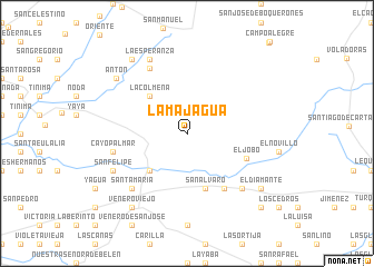 map of La Majagua