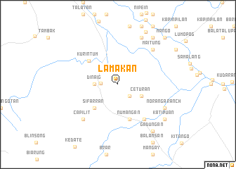 map of Lamakan
