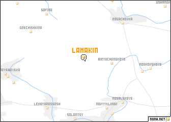 map of Lamakin