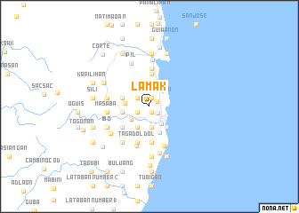 map of Lamak