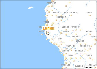 map of Lamak