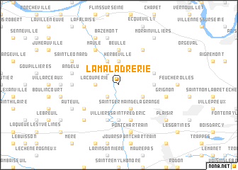 map of La Maladrerie