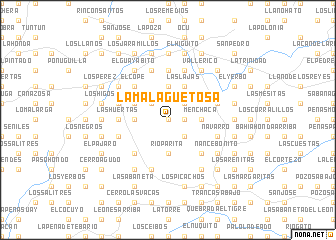 map of La Malaguetosa