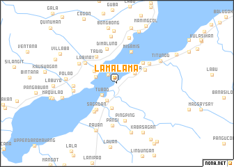 map of Lamalama