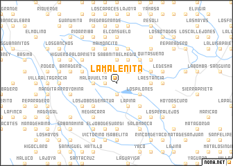 map of La Malenita
