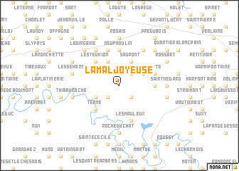 map of La Maljoyeuse