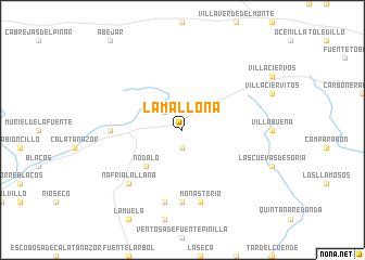 map of La Mallona