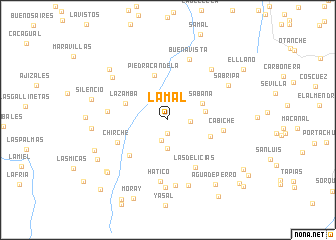 map of Lamal