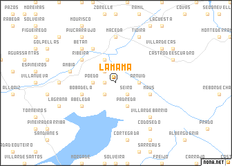 map of Lamamá