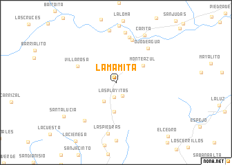 map of La Mamita