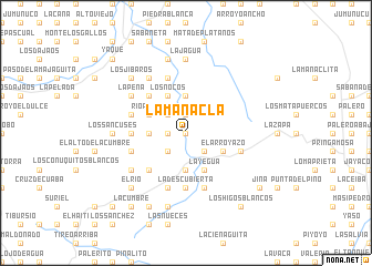 map of La Manacla